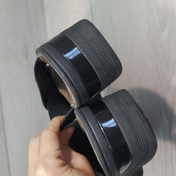 Bzees Womens Desire Comfort Peep Toe Elastic Strap Wedge Sandals shoes s… - Picture 5 of 11